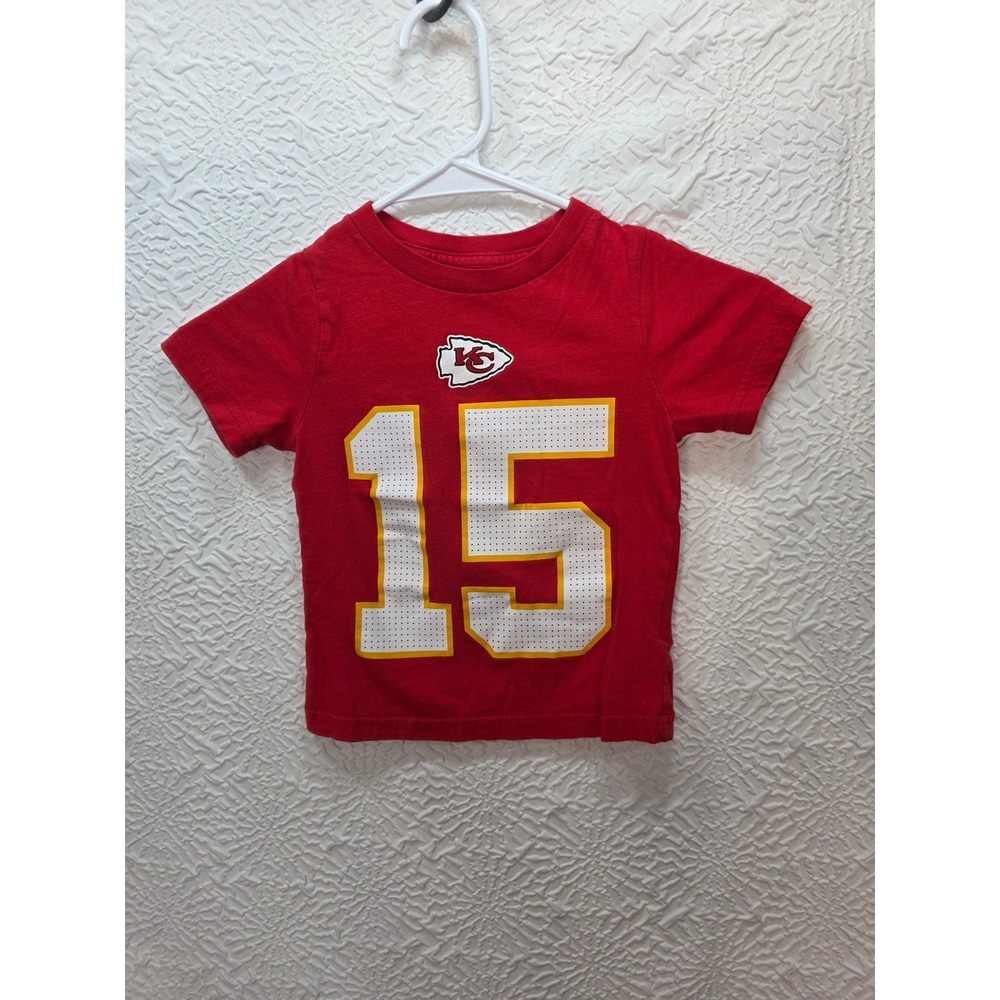 Nike Kansas City Chiefs Patrick Mahomes Kids 2T Red Good Graphic Tee Shirt 15